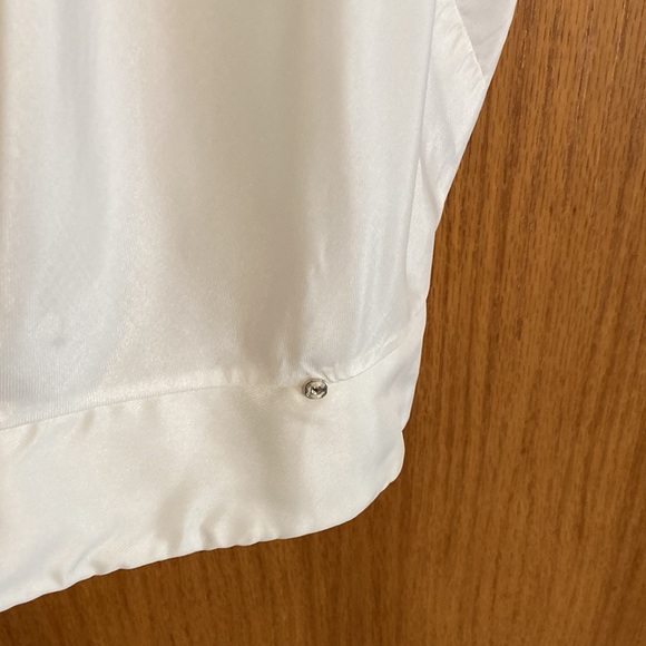 Vintage Judy Bond white Shirt Sleeve Blouse - Picture 3 of 8